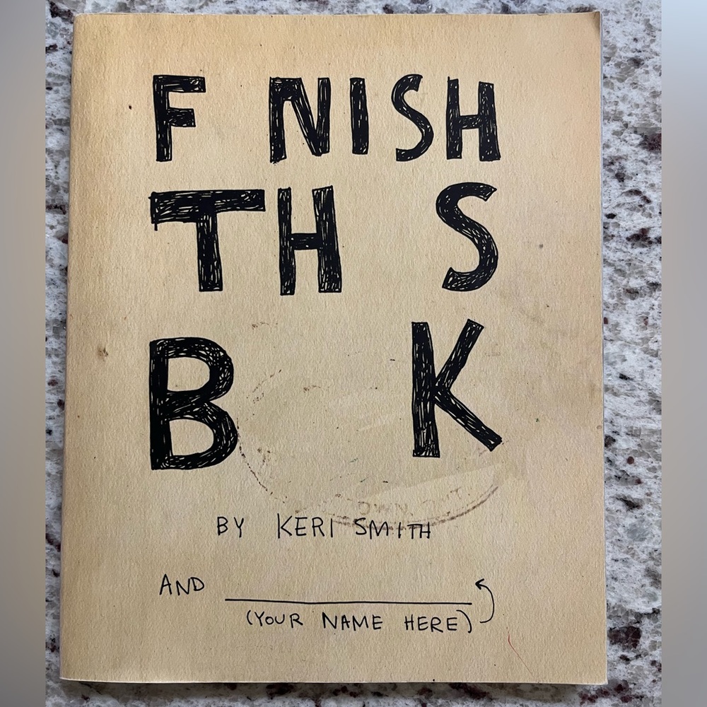 Finish This Book a creative journal for arts